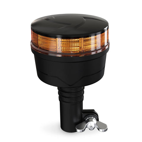AgriEyes W16P Amber Beacon Light 3.6Inch Pole Mount
