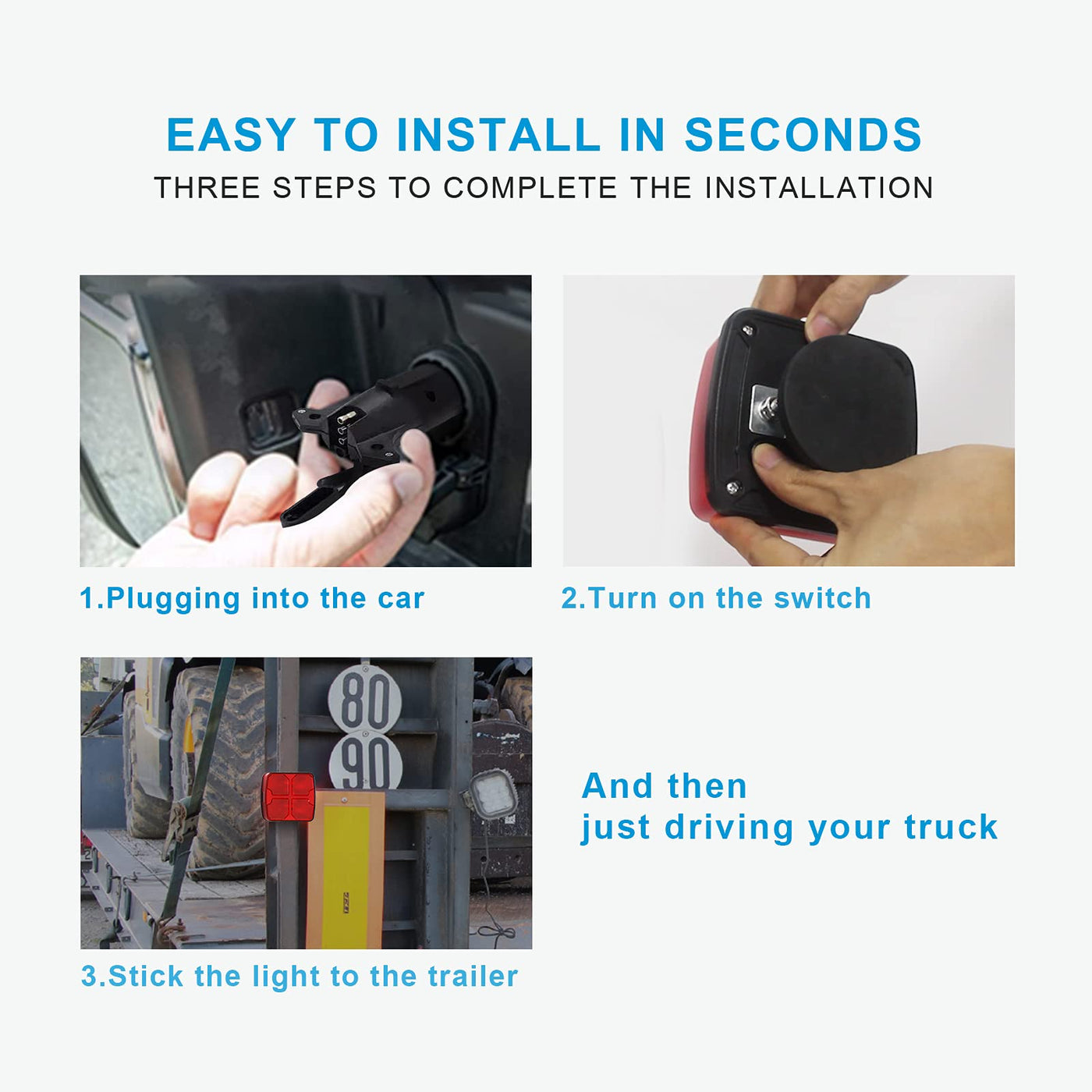 Agrieyes Wireless Trailer Lights Kit For Towing Truck AgriEyes