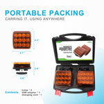 Agrieyes W02 2pcs Rechargeable Flashing Lights For Vehicles