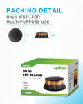 AgriEyes W16S Amber Beacon Light 4.2inch Permanent Mount